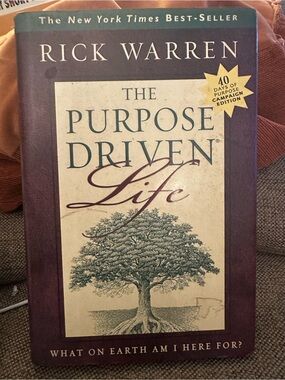 Rick Warren "The Purpose Driven Life" Paperback - Brown & Cream